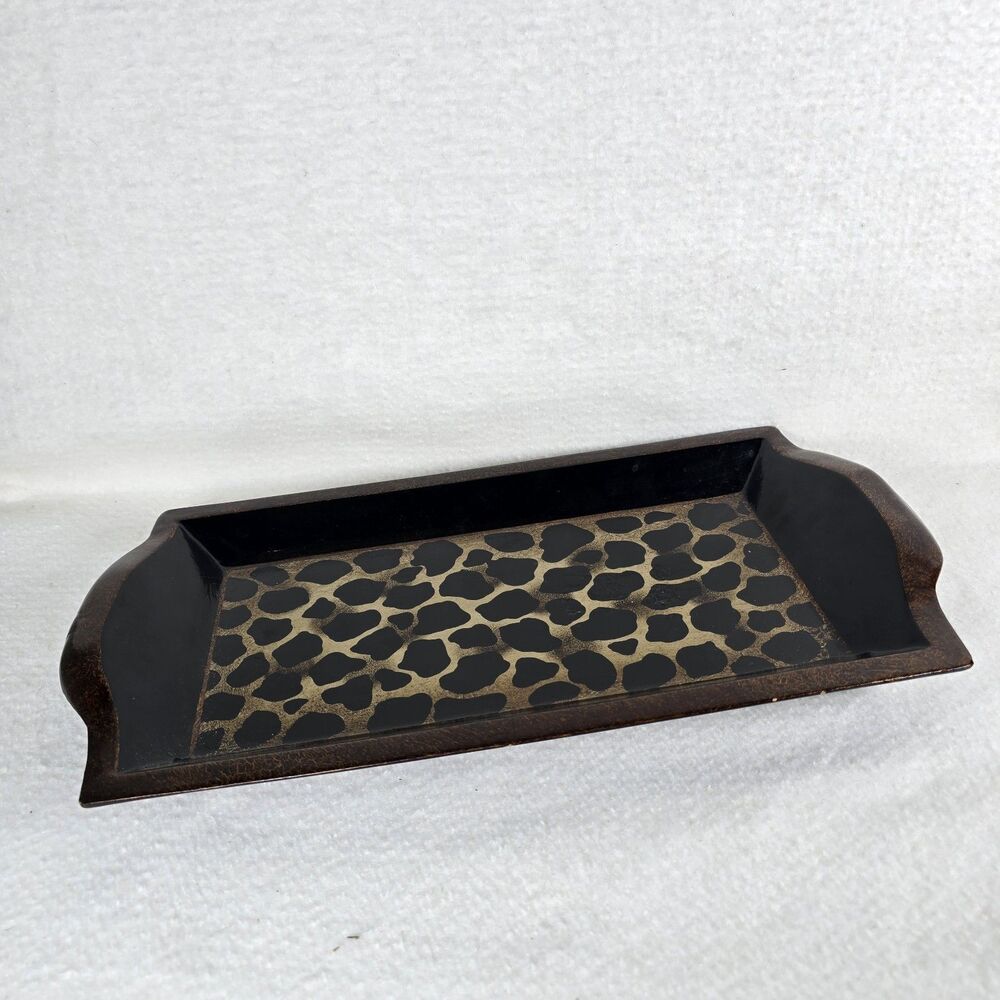 Hobby Lobby Decorative Ceramic Tray Leopard Cheetah Print